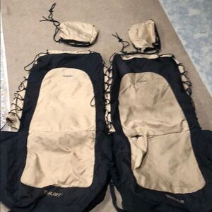 Cabela's Tan and Black vehicle seat Covers